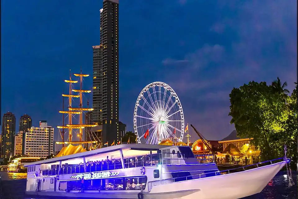 Bangkok: Vela Cruise Buffet Dinner on the Chao Phraya