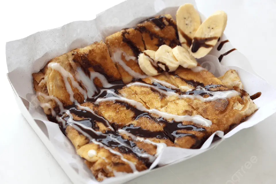 Top Bangkok Street Food: Roti with banana and chocolate at a Khao San Road street cart