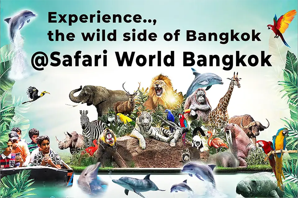 Safari World Bangkok with Transfer at Meeting Point
