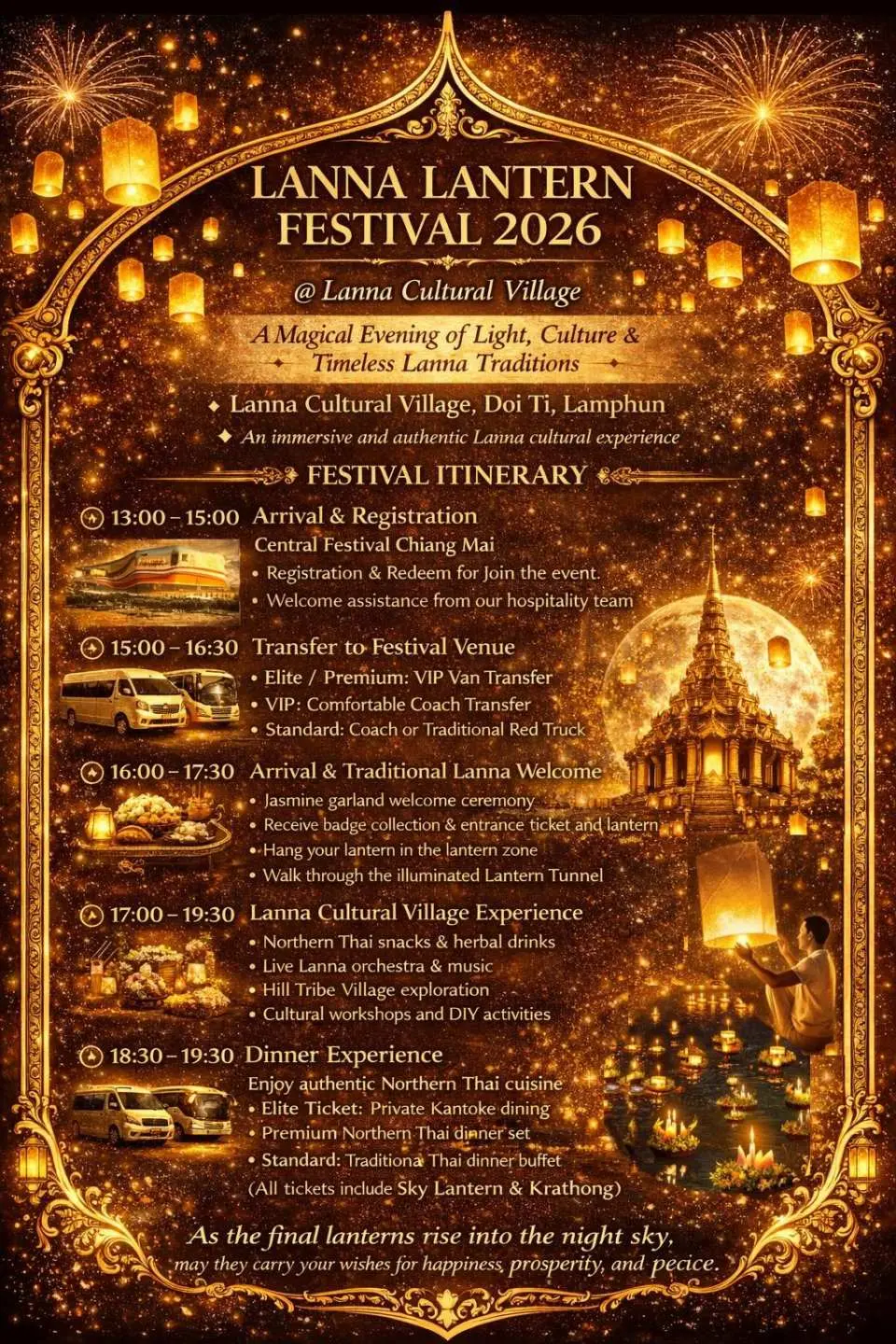 Chiang Mai: Lanna Lantern Festival 2026