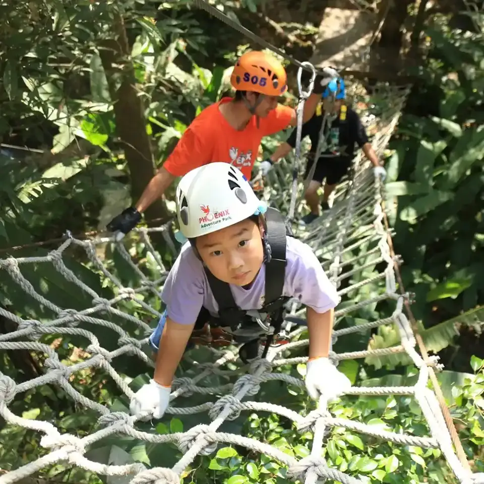 Chiang Mai: Phoenix Adventure Zipline & High Rope