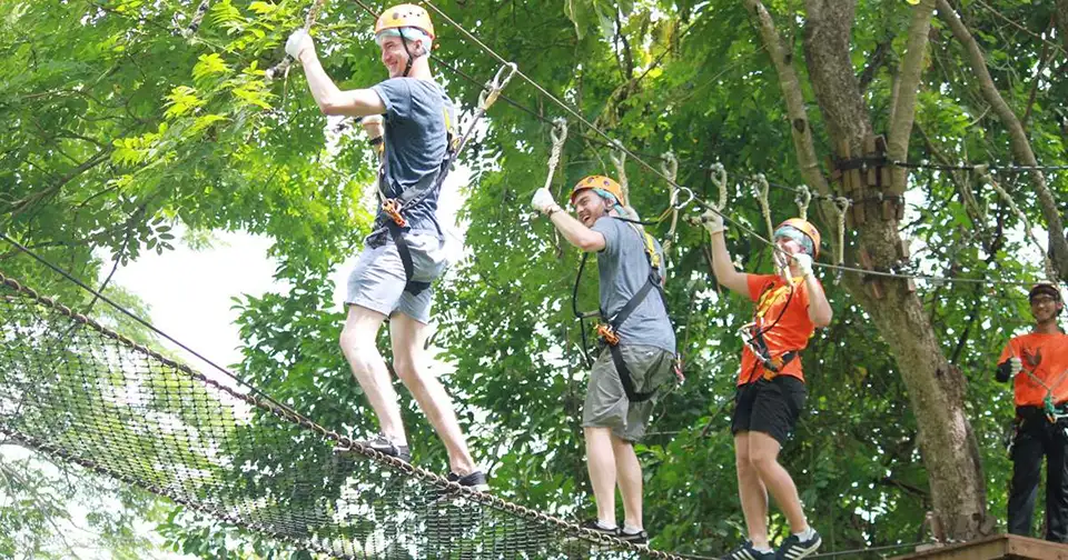 Chiang Mai: Phoenix Adventure Zipline & High Rope