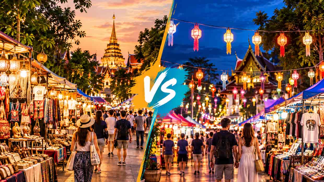 Saturday vs Sunday Walking Street in Chiang Mai: Which Market Should You Visit?