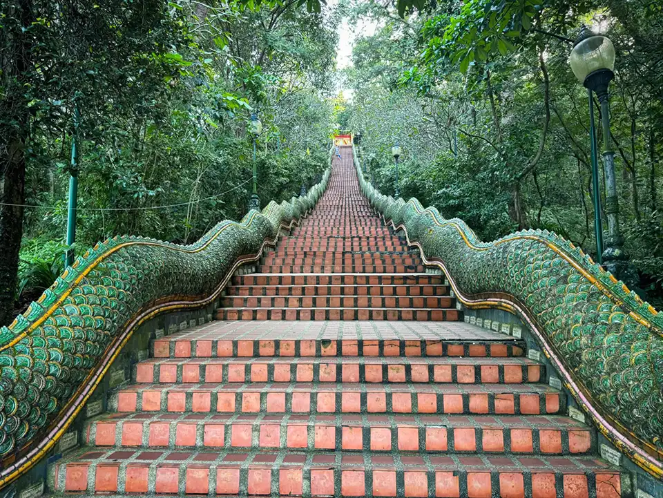 Ching Mai:  Doi Suthep and Chiang Mai University (Ang Kaew) Joined Tour