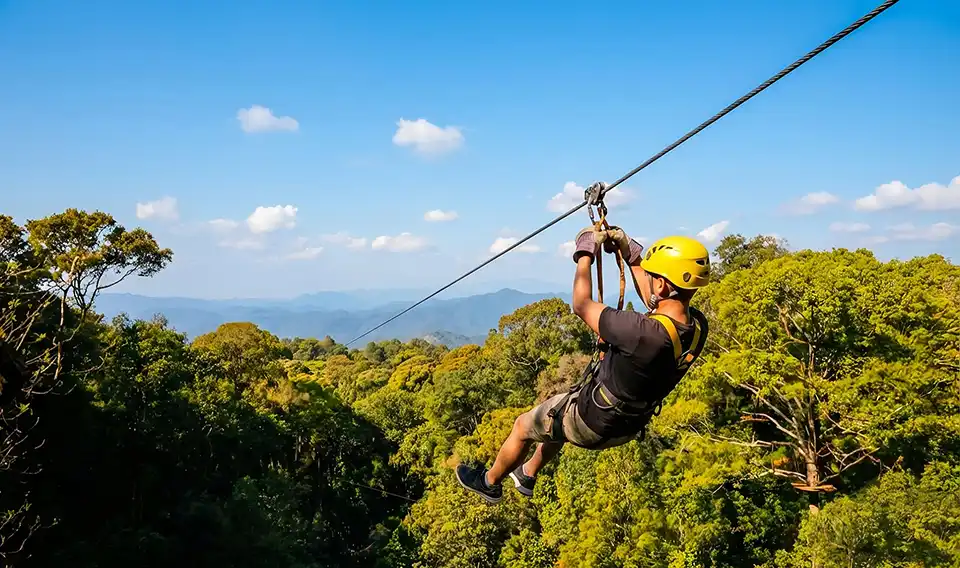 Chiang Mai: Flying Tiger Zipline Adventure