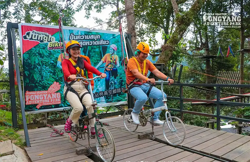 Chiang Mai: Pongyang Jungle Coaster and Zipline