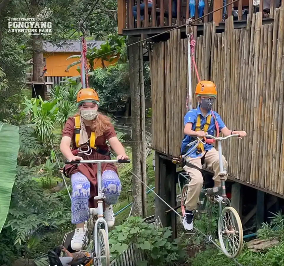 Chiang Mai: Pongyang Jungle Coaster and Zipline