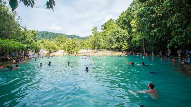 Blue Pool Krabi Thailand