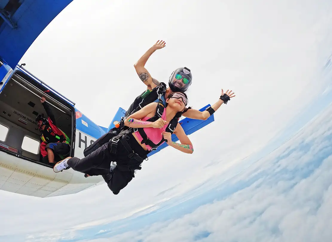 From Pattaya: Dropzone Thailand Skydiving with Shared Pattaya Transfer
