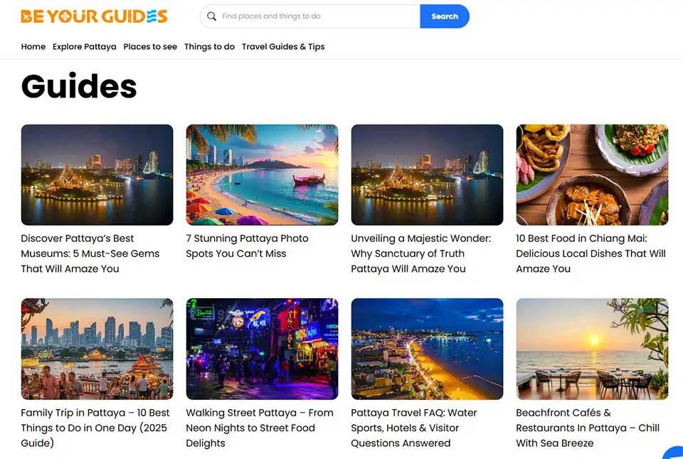 Comprehensive Pattaya travel resources - guides for budget travelers and visitors