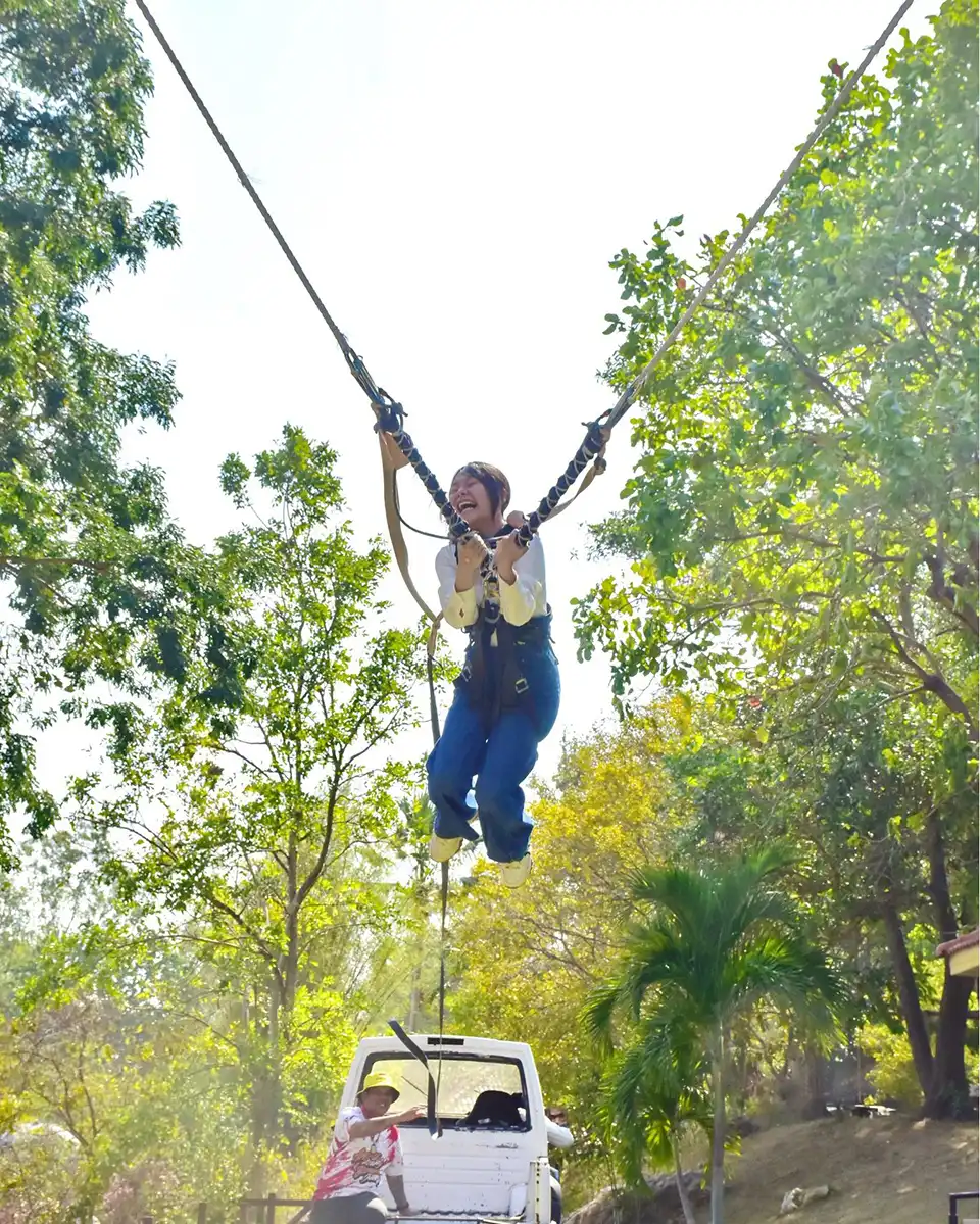 Pattaya: Bungy Jump, Jet Board and Zipline at Changthai Thappraya Safari