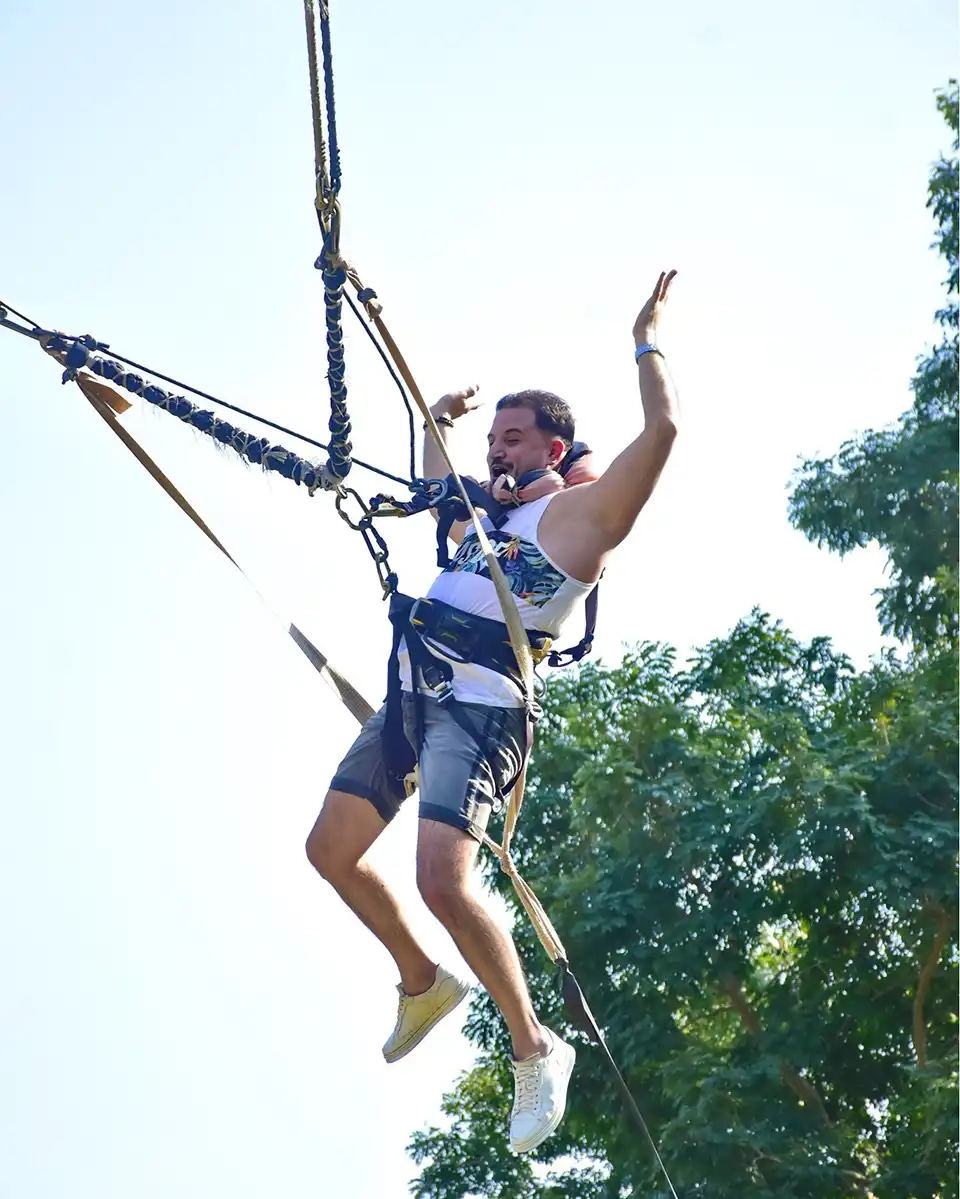 Pattaya: Bungy Jump, Jet Board and Zipline at Changthai Thappraya Safari