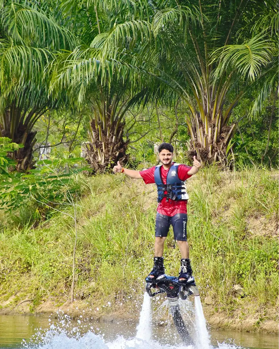 Pattaya: Bungy Jump, Jet Board and Zipline at Changthai Thappraya Safari