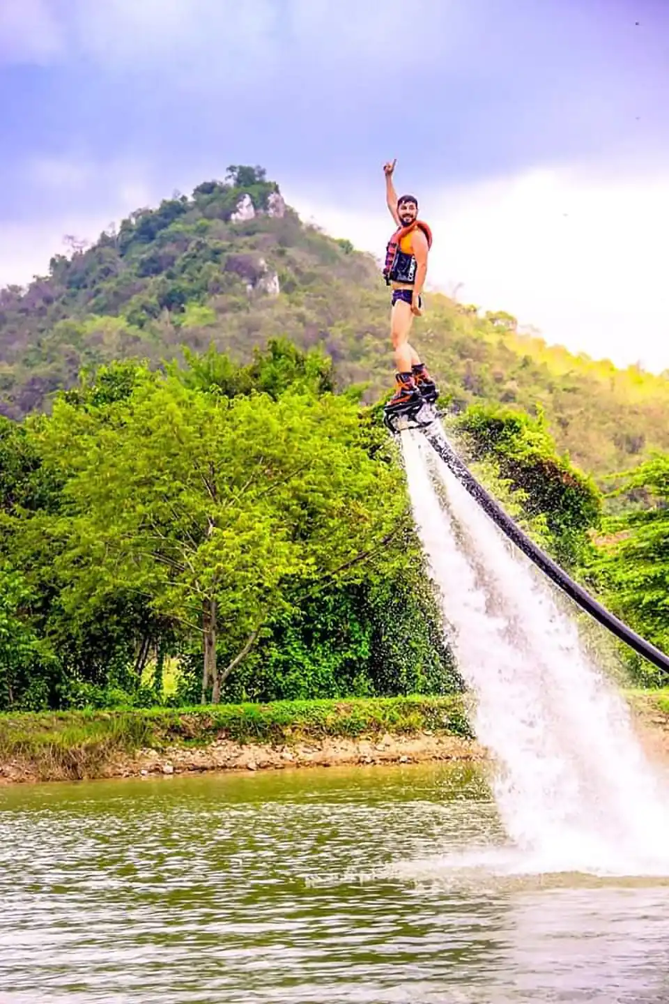 Pattaya: Bungy Jump, Jet Board and Zipline at Changthai Thappraya Safari