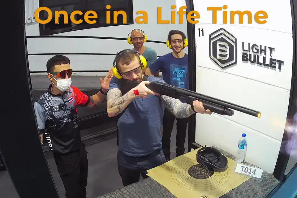 Pattaya: Light Bullet Shooting Range