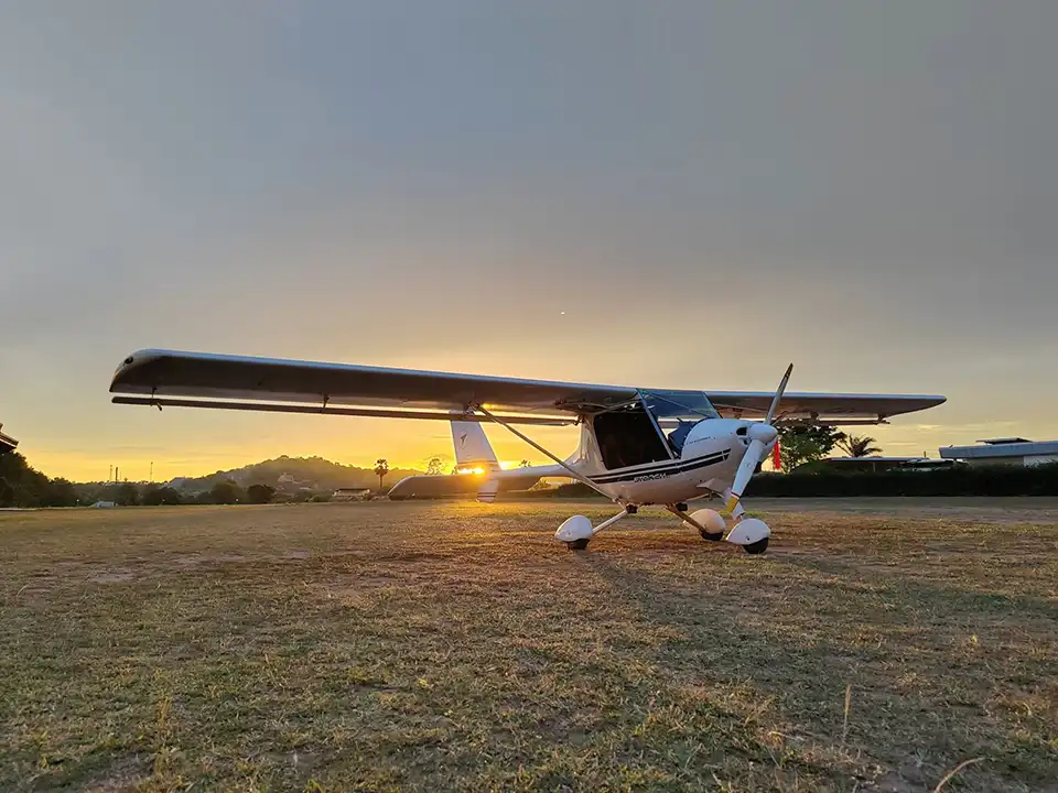 Beach and City Scenic Paramotor by BFA Flying Club
