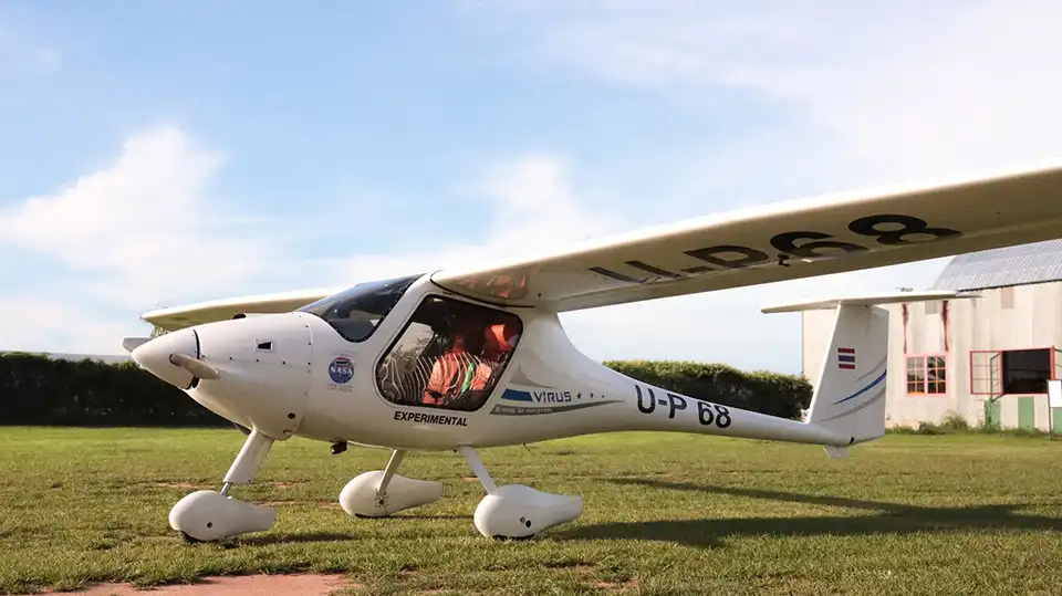 Beach and City Scenic Paramotor by BFA Flying Club