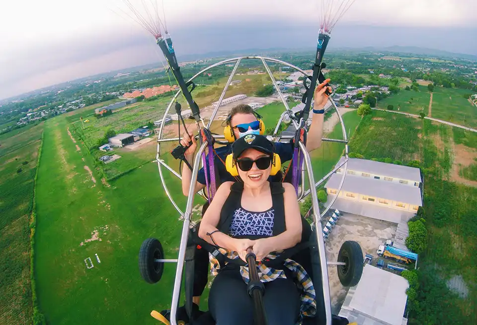 Beach and City Scenic Paramotor by BFA Flying Club