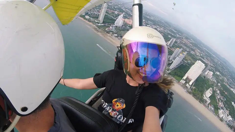 Beach and City Scenic Paramotor by BFA Flying Club