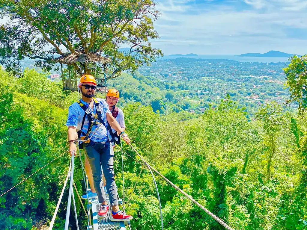 Phuket: Skyline Zipline and ATV / UTV Bike Adventure with Hotel Transfer