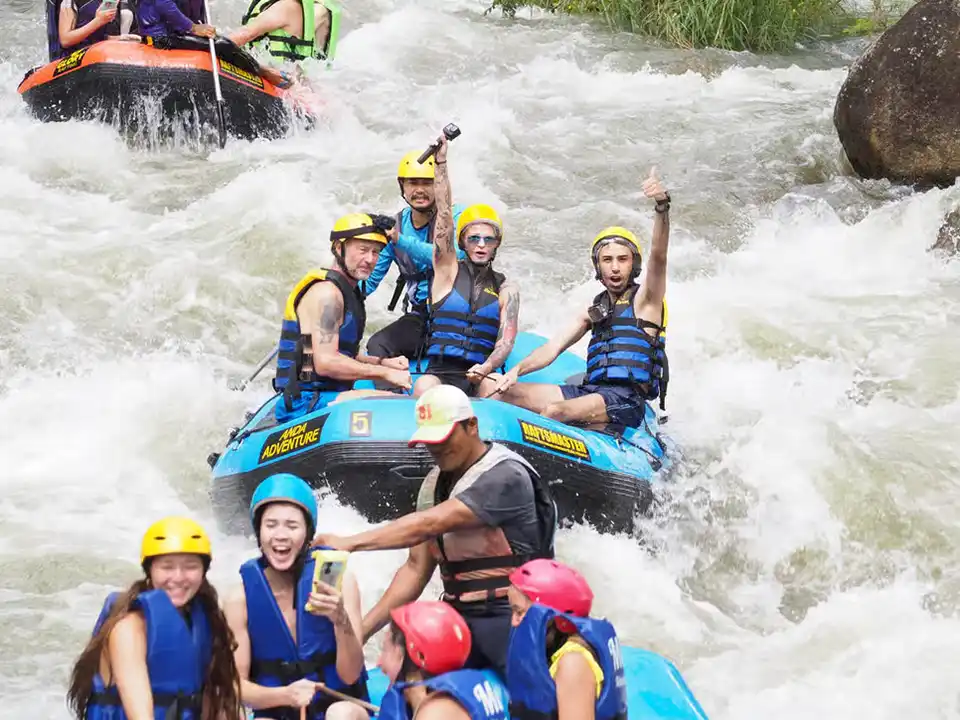 Phuket: OHM Infinity White Water Rafting and Zipline