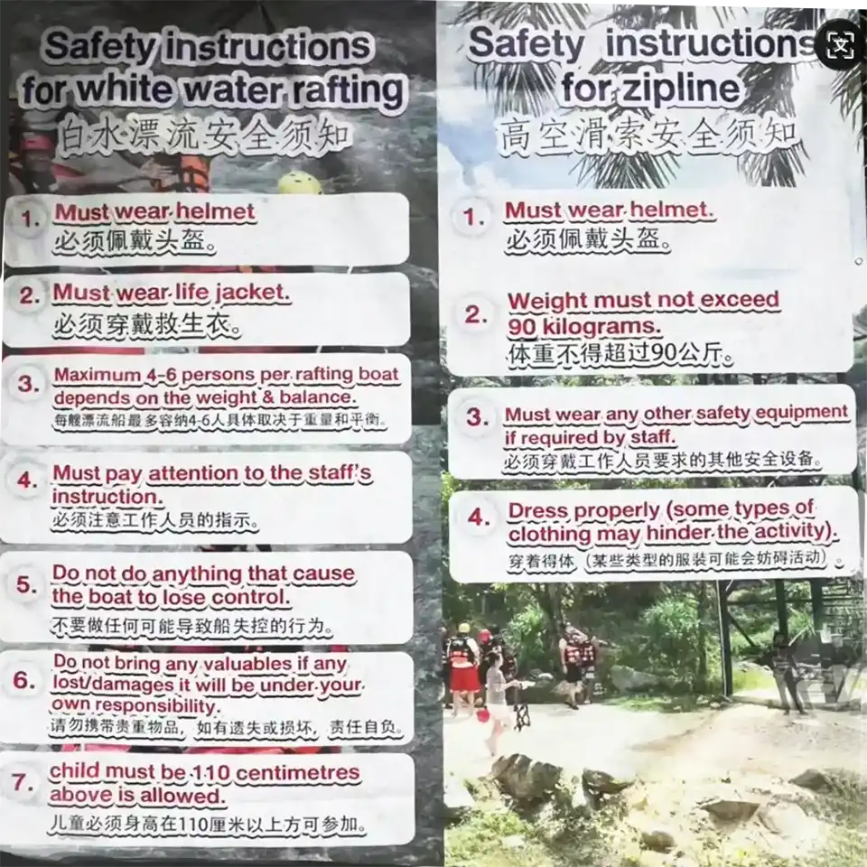Phuket: OHM Infinity White Water Rafting and Zipline