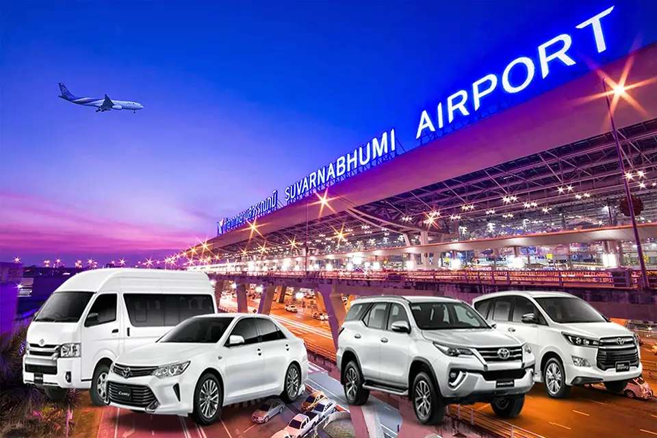 Private airport transfer service showcasing Thailand's convenient luxury travel logistics